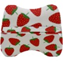 Seamless-pattern-fresh-strawberry Velour Head Support Cushion View2