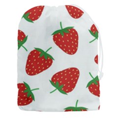 Seamless-pattern-fresh-strawberry Drawstring Pouch (3xl)