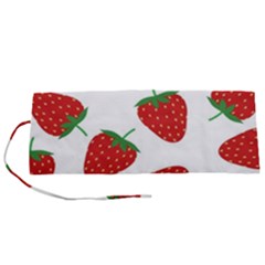 Seamless-pattern-fresh-strawberry Roll Up Canvas Pencil Holder (s) by Jancukart