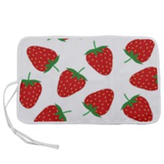 Seamless-pattern-fresh-strawberry Pen Storage Case (m) by Jancukart