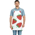 Seamless-pattern-fresh-strawberry Kitchen Apron View1