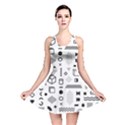 Pattern Hipster Abstract Form Geometric Line Variety Shapes Polka Dots Fashion Style Seamless Reversible Skater Dress View1