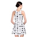 Pattern Hipster Abstract Form Geometric Line Variety Shapes Polka Dots Fashion Style Seamless Reversible Skater Dress View2