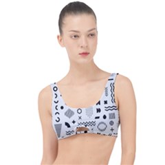 Pattern Hipster Abstract Form Geometric Line Variety Shapes Polka Dots Fashion Style Seamless The Little Details Bikini Top