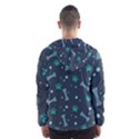 Bons-foot-prints-pattern-background Men s Hooded Windbreaker View2