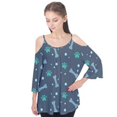 Bons-foot-prints-pattern-background Flutter Tees