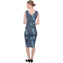 Bons-foot-prints-pattern-background Sleeveless Pencil Dress View4