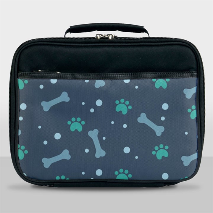 Bons-foot-prints-pattern-background Lunch Bag