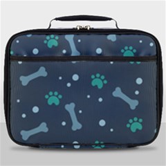 Bons-foot-prints-pattern-background Full Print Lunch Bag