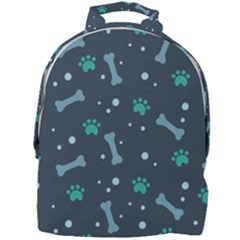 Bons-foot-prints-pattern-background Mini Full Print Backpack