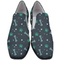 Bons-foot-prints-pattern-background Women Slip On Heel Loafers View1