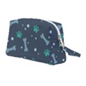 Bons-foot-prints-pattern-background Wristlet Pouch Bag (Medium) View2