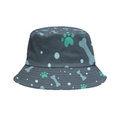 Bons-foot-prints-pattern-background Inside Out Bucket Hat