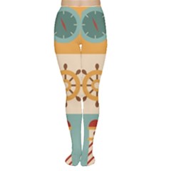 Nautical-elements-collection Tights