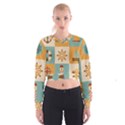 Nautical-elements-collection Cropped Sweatshirt View1