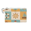 Nautical-elements-collection Canvas Cosmetic Bag (Medium) View1