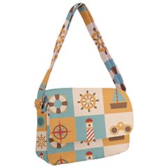 Nautical-elements-collection Courier Bag