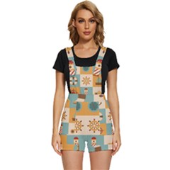 Nautical-elements-collection Short Overalls