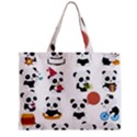 Playing-pandas-cartoons Zipper Mini Tote Bag View1