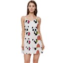 Playing-pandas-cartoons Short Frill Dress View1