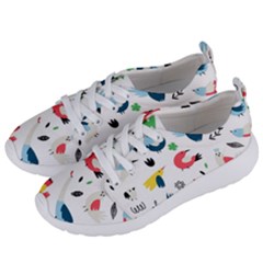 Vector-set-isolates-with-cute-birds-scandinavian-style Women s Lightweight Sports Shoes