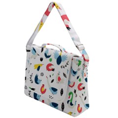 Vector-set-isolates-with-cute-birds-scandinavian-style Box Up Messenger Bag