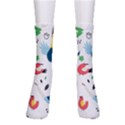 Vector-set-isolates-with-cute-birds-scandinavian-style Crew Socks View1