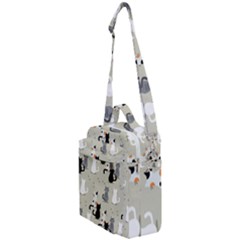 Cute-cat-seamless-pattern Crossbody Day Bag