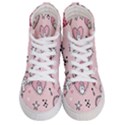 Cartoon-cute-valentines-day-doodle-heart-love-flower-seamless-pattern-vector Men s Hi-Top Skate Sneakers View1