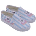 French-bulldog-dog-seamless-pattern Kids  Canvas Slip Ons View3