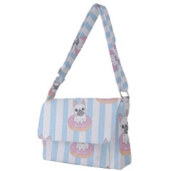 French-bulldog-dog-seamless-pattern Full Print Messenger Bag (s)