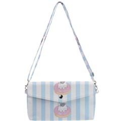 French-bulldog-dog-seamless-pattern Removable Strap Clutch Bag