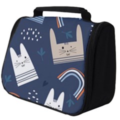 Colorful-cute-cats-seamless-pattern Full Print Travel Pouch (big)