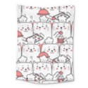 Cute-cat-chef-cooking-seamless-pattern-cartoon Medium Tapestry View1