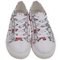 Cute-cat-chef-cooking-seamless-pattern-cartoon Men s Low Top Canvas Sneakers View1