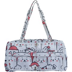 Cute-cat-chef-cooking-seamless-pattern-cartoon Multi Function Bag by Jancukart