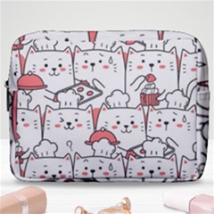 Cute-cat-chef-cooking-seamless-pattern-cartoon Make Up Pouch (large)