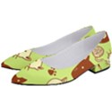 Cute-hand-drawn-cat-seamless-pattern Women s Low Heels View2