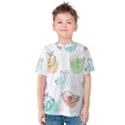 Cartoon-bird-cute-doodle-bird Kids  Cotton Tee View1