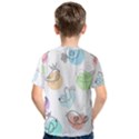 Cartoon-bird-cute-doodle-bird Kids  Cotton Tee View2