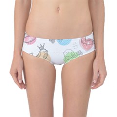 Cartoon-bird-cute-doodle-bird Classic Bikini Bottoms