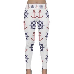 Nautical-seamless-pattern Classic Yoga Leggings