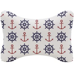 Nautical-seamless-pattern Seat Head Rest Cushion