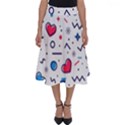 Hearts-seamless-pattern-memphis-style Perfect Length Midi Skirt View1