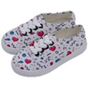 Hearts-seamless-pattern-memphis-style Kids  Classic Low Top Sneakers View2