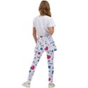 Hearts-seamless-pattern-memphis-style Kids  Skirted Pants View2