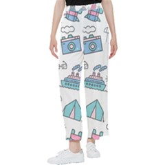 Transportation Seamless Pattern Women s Pants  by Jancukart