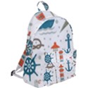 Nautical-elements-pattern-background The Plain Backpack View2