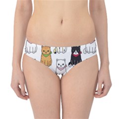 Cat-kitten-seamless-pattern Hipster Bikini Bottoms