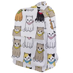 Cat-kitten-seamless-pattern Classic Backpack